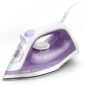 فيليبس مكواة بخار، 1800 وات، بخار 90 غ/د، خزان مياه سعة 250 مل، Philips 1020/30 - ابيض بنفسجي