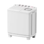 توشيبا غسالة ملابس، نصف اتوماتيك، تحميل علوي، 14 كجم، حوضين، VH-Q150MEG - ابيض