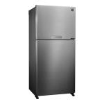 شارب ثلاجة، نوفروست، 538 لتر، 2 باب، SJ-PV69G-DST – فضي داكن