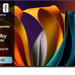 هايسنس شاشة سمارت، 58 بوصة، دقة 4K، ليد، 58A6N - اسود