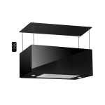 بيورتي شفاط بلت إن، 3 سرعات، 90 سم، إضاءة ليد، DIAMOND BL ISLAND90cm - اسود