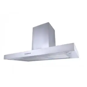 بيورتي شفاط مطبخ، بلت إن، 90 سم، قوة شفط 650 م3/س، 3 سرعات، إضاءة ليد، Flato X 90cm - فضي