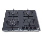 بيورتي بوتاجاز بلت إن، غاز، 60 سم، 4 شعلة، HPT606G - اسود