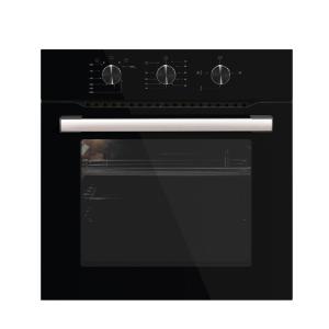 كومتيل فرن بلت إن، غاز، 60 سم، مروحة، امان كامل، A6CG-Black Glass - اسود