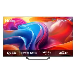 هاير تلفزيون، 55 بوصة، QLED، ريسيفر، بدون فريم، H55S80FUX - اسود