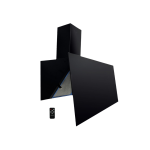 Purity Built-in Extractor Hood, 3 Speeds, 60cm, LED Lighting, ROSE PLUS BL 60CM - Black