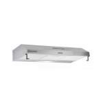 Ecomatic Built-in Cooker Hood, Flat, 90 cm, 650 m³/h, 3 Speeds, LED Lighting, H96NFF - Silver