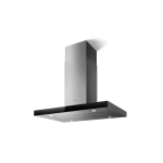 Elika Joy Island Built-in Cooker Hood, 90cm, T-Shaped, Filterless, JOY ISLAND - Silver