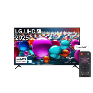 إل جي شاشة سمارت، 65 بوصة، 4K UHD، بدون فريم، 65UA85006LA - اسود