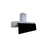Purity Built-in Extractor Hood, 3 Speeds, 90cm, LED Lighting, GOLDEN SOFTO 90CM - Black Silver