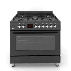 بيورتي بوتاجاز غاز، 90 سم، 5 شعلة، FRGG9050 BL - اسود