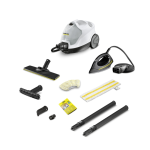 كارتشر مكنسة تنظيف ومكواة بالبخار، ايزي فيكس، 2000 وات، SC 4 Easy Fix Iron Kit - ابيض اسود
