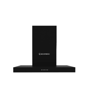 ايكوماتيك شفاط بلت ان، حرف تي، 60 سم، 1000 م3/س، 3 سرعات، اضاءة ليد، H610TBKB - اسود
