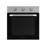 Ecomatic Built-in Oven, Gas, 60cm, 67L, Grill, Full Safety, G6504T - Silver