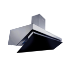 Purity Built-in Extractor Hood, 3 Speeds, 90cm, LED Lighting, GOLDEN SOFTO 90CM - Black Silver