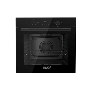 تيفا فرن بلت إن غاز، 60 سم، 82 لتر، ديجيتال، QGSTL BLACK DT - اسود