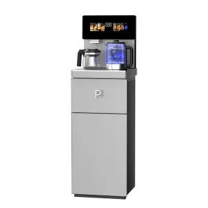 بيورتي مبرد مياه، سمارت، ماكينة تحضير شاي، ديجيتال، بارد/ساخن، ريموت كنترول، PFK68SL - فضي