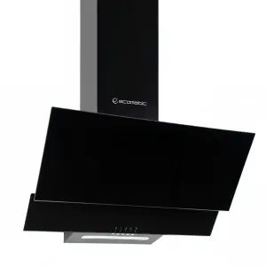 ايكوماتك شفاط بلت ان، ديكوري، 90 سم، 1000 م3/س، 3 سرعات، اضاءة ليد، H910MRB - اسود