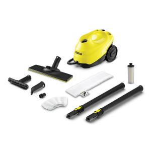 كارتشر ماكينة تنظيف بالبخار، بدون كيس، ايزي فيكس، 1900 وات، SC 3 EasyFix - اصفر