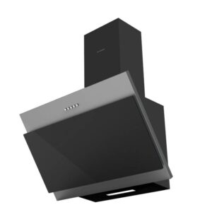 ايكوماتك شفاط بلت إن، 60 سم، H6106EBX - اسود فضي