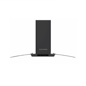 ايكوماتك شفاط بلت إن، 60 سم، تاتش، ريموت كنترول، كيرڤى، H6210KGTBK - اسود