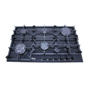 بيورتي بوتاجاز بلت إن، غاز، 90 سم، 6 شعلة، HPT904G - اسود