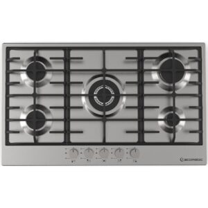 ايكوماتك بوتاجاز بلت إن، غاز، 90 سم، 5 شعلة، S903C - فضي